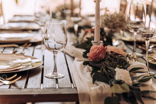 Preview: Fancy Formal table setting event decor