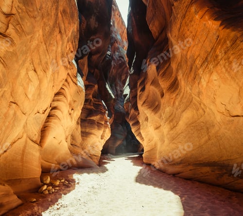 Preview: Exploring Buckskin Gulch Canyon In Utah And Arizona, Usa.
