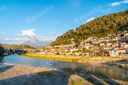Preview: The historic city of Berat in Albania and its river, UNESCO World Heritage Site