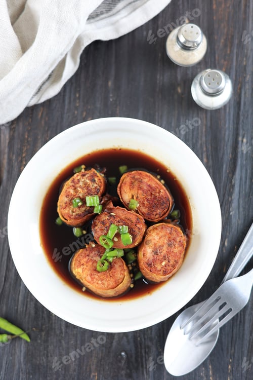 Preview: Gohyong or Ngo Hiang, Made from Minced Chicken with Flour Wrap