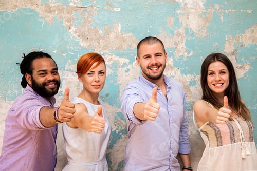 Preview: Young multiethnic people