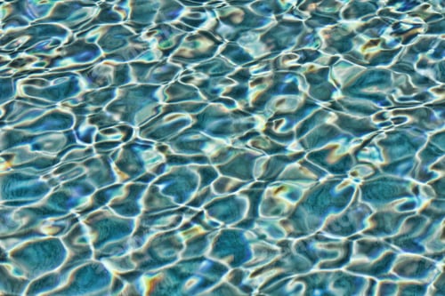 Preview: Abstract Water Reflections - Photograph Of Reflections Of Sunshine On A Crystal Clear Swimming Pool