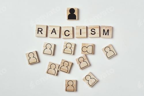 Preview: Concept of racism and misunderstanding between people, prejudice and discrimination.