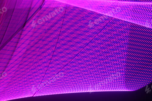 Preview: Large display featuring a pattern of pink lights radiating outward along distinct lines