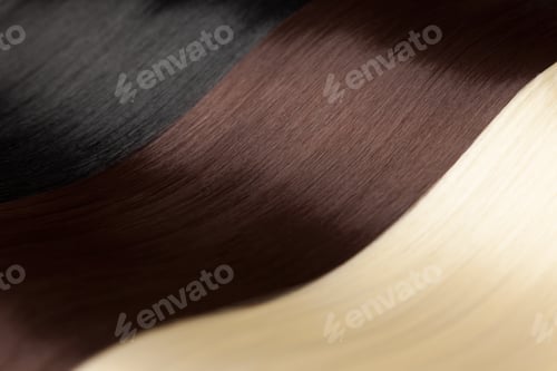 Preview: Closeup on luxurious glossy hair