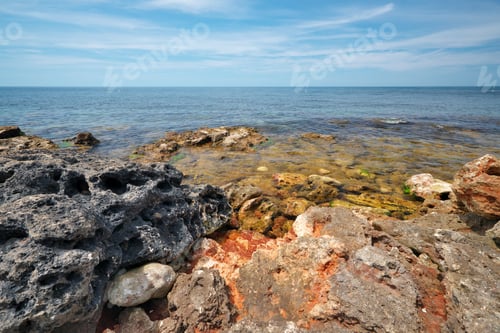 Preview: Rocky and stones seashore