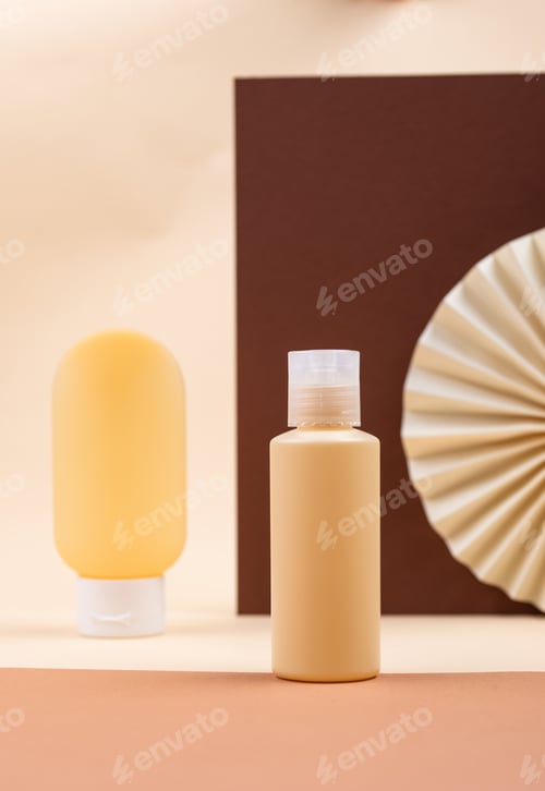 Preview: Empty cosmetic tube with paper decoration