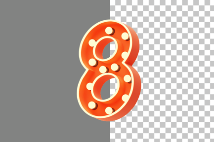 Preview: Marquee Lights 8 3D Icon