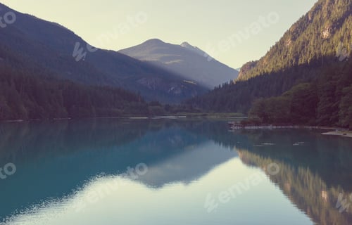 Preview: Mountains lake