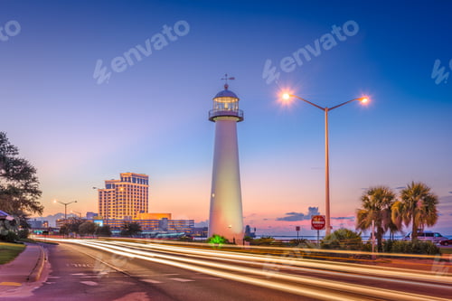Preview: Biloxi, Mississippi, USA at Biloxi Lighthouse