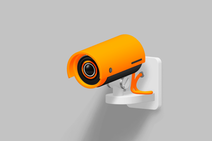 Visualização: Animação de câmera CCTV