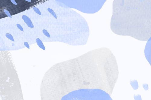 Preview: Memphis patterned blue background
