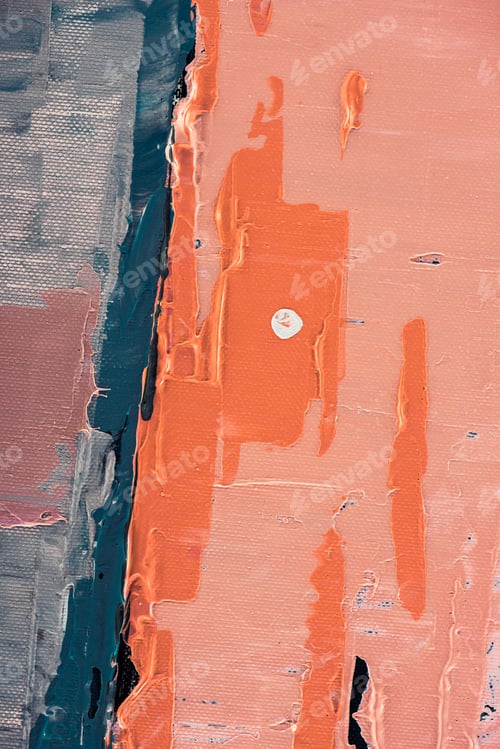 Preview: orange brush strokes on abstract artistic background