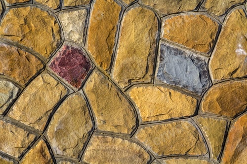 Preview: Different sizes of sand stones. Stone wall pattern background