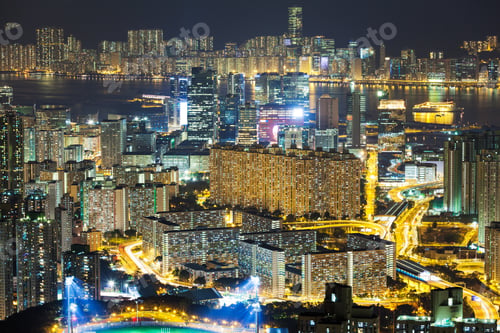 Preview: Hong Kong skyline at night