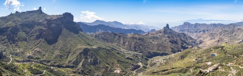 Preview: Degollada de Becerra viewpoint in Grand Canary island, Spain.