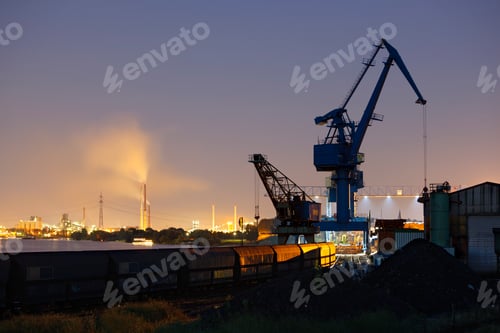 Preview: Coal Harbor And Industry At Night