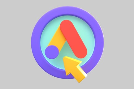 Preview: Ads target marketing button graphic