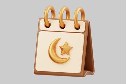 Preview: Eid calendar with moon star