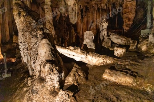 Preview: Crocodile look-alike formation in Tham Nam Lod caves in Mae Hong Son province Thailand, from