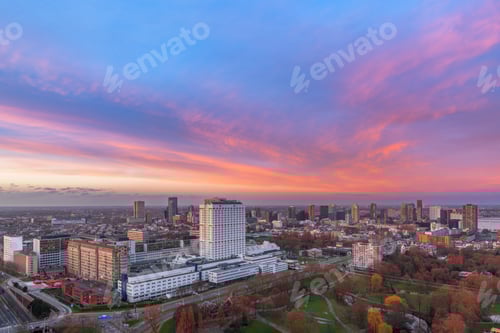 Preview: Rotterdam, Netherlands City Skyline