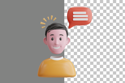 Preview: Testimonials 3D Icon