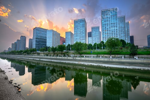 Preview: Beijing, China CBD Cityscape