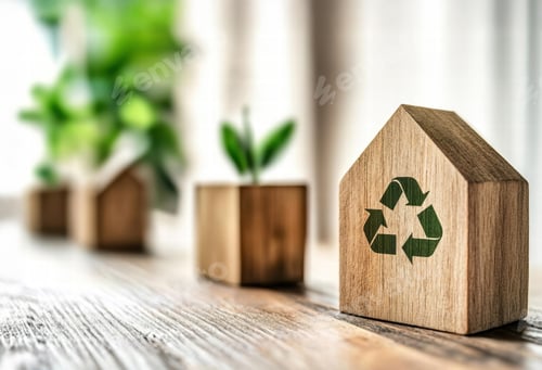 Preview: Wooden house model promotes eco-friendly living and sustainability