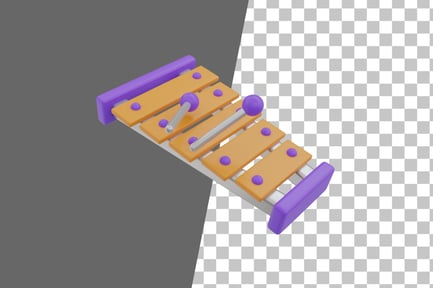 Preview: Xylophone 3D Icon