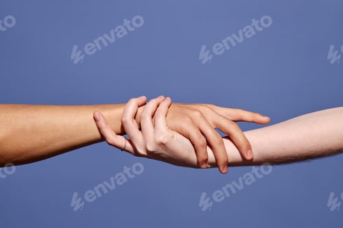 Preview: Embracing Hands Showcasing Unity and Connection