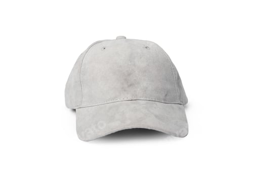 Preview: Gray cap placed on a flat surface with no background or distractions around it