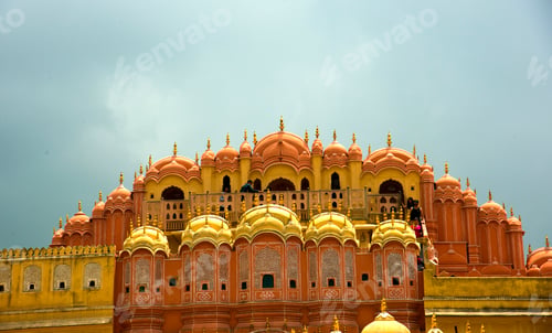 Preview: Inside View of Hawa Mahal Palace of the Winds, Jaipur, Rajasthan