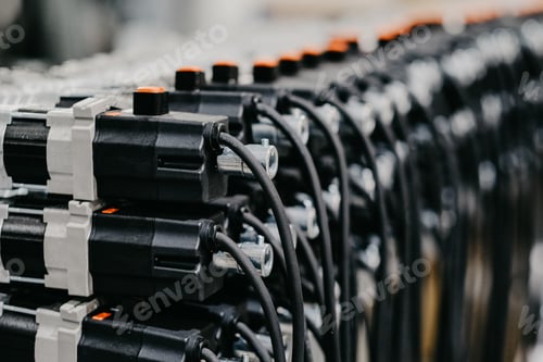 Preview: Closeup shot of welding films at a factory