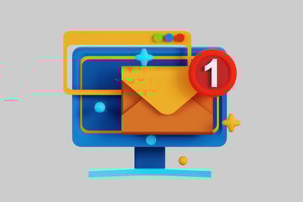 Preview: Email notification on computer display