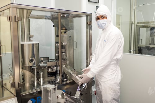 Preview: Man working in a pharmaceutical company