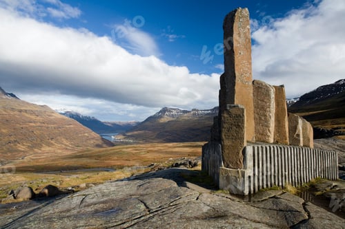 Preview: Monument above Seydisfjordur - Iceland