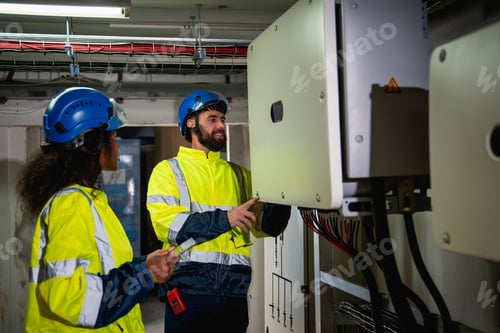 Preview: Engineers inspected the electrical switchboard and verified the operational voltage range.