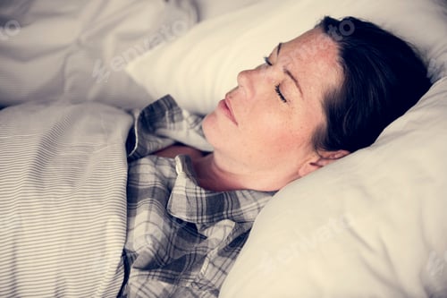 Preview: A woman sleeping soundly