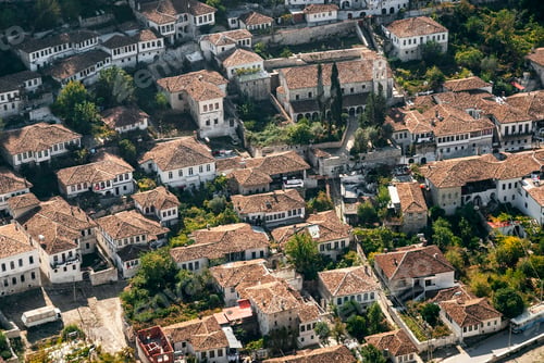 Preview: view of berat historic old town in albania