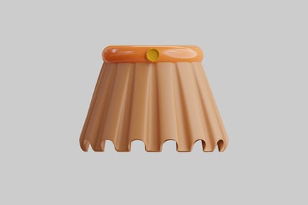 Preview: Toon skirt with orange belt