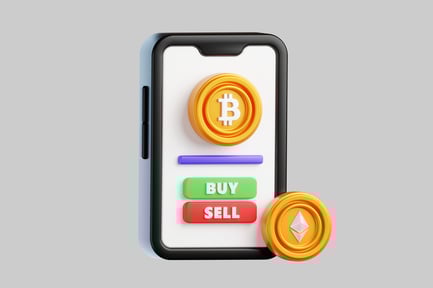 Preview: Crypto app mobile interface design