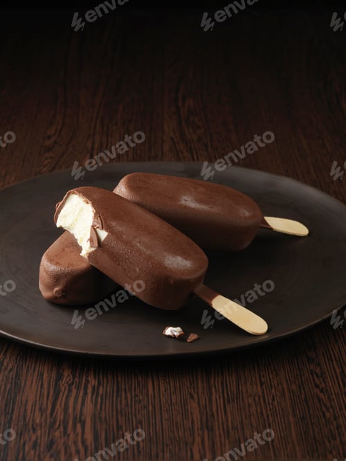 Preview: Belgian ice cream in chocolate shell