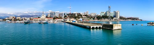 Preview: Sochi Marine Station and the yacht pier.