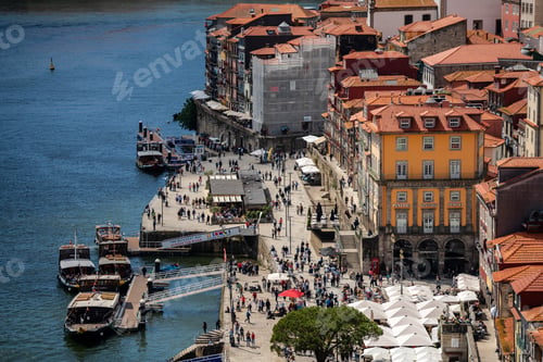Preview: Taking in the stunning view of Porto's colorful and historic neighborhood from above