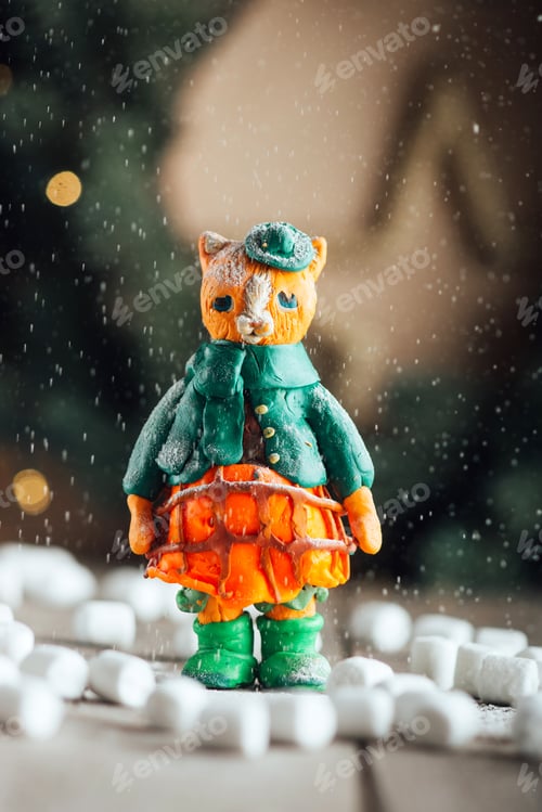 Preview: Postcard for the new year and christmas.