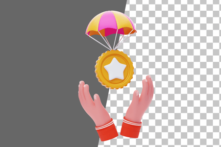 Preview: Airdrop Participants 3D Icon