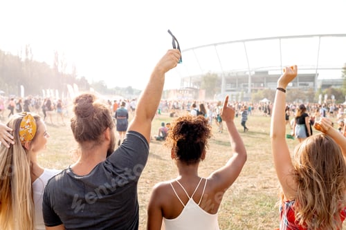 Preview: Group of friends going to summer music festival