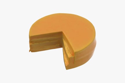 Preview: Cut Cheddar Cheese Wheel Slice