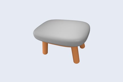 Preview: Dining Table Clean 3D Illustration