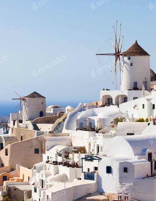 Preview: Windmill in Oia, Santorini.